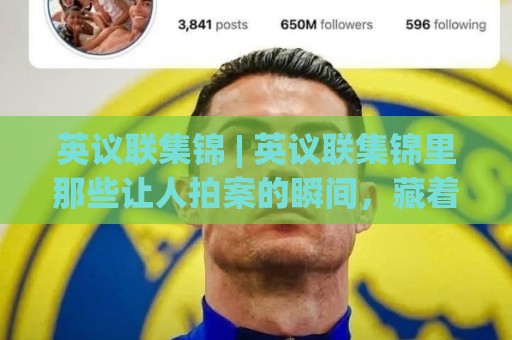英议联集锦 | 英议联集锦里那些让人拍案的瞬间,藏着多少不为人知的战术密码?🕋网上热门押球网登录交流攻略排名回放无广告 英议联集锦 | 英议联集锦里那些让人拍案的瞬间,藏着多少不为人知的战术密码?🕋网上热门押球网登录交流攻略排名回放无广告